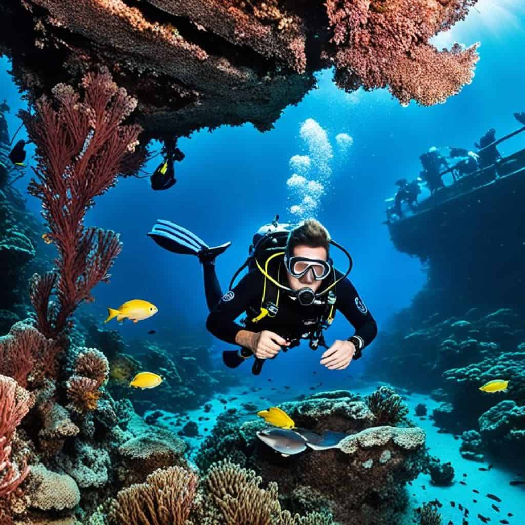 shipwreck diving in Coron