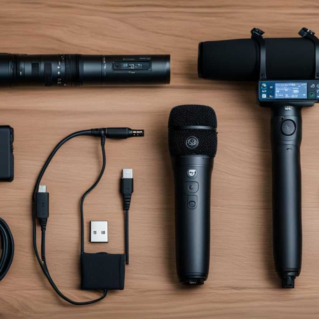 shotgun mic battery life and power options