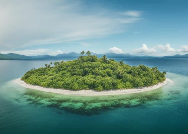 sinking island in mindoro