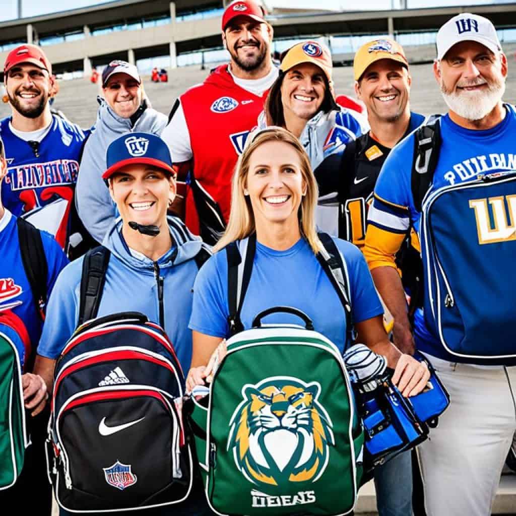 sports fans wheeled backpack