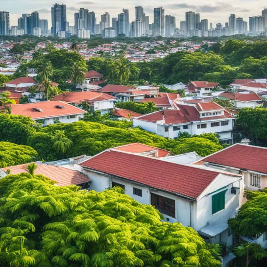 suburban living near Manila