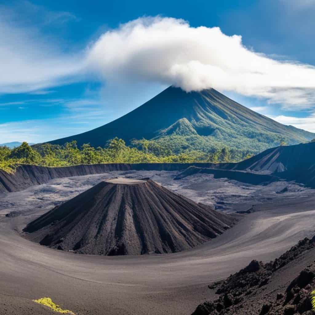 volcanic landscape