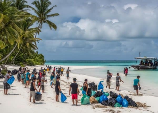 Attend A Beach Clean-up Drive to give back to the community, Siargao Philippines