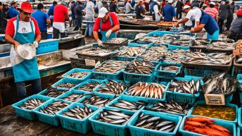 Balatero Port Fish Market, Mindoro Philippines