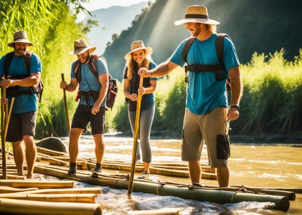 Bamboo Raft Building Workshops, Siquijor Philippines