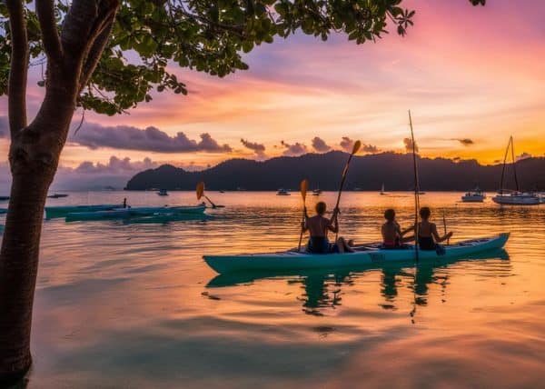 Boracay Sunset Cruise with Kayak Paddle Board and Mermaid Tail