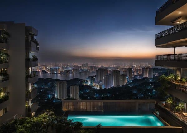 Condo in Poblacion with City and Pool view