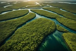 Del Carmen Mangrove Forest, Siargao Philippines