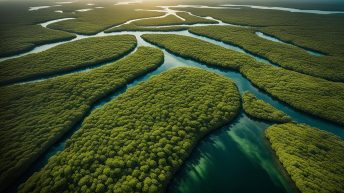 Del Carmen Mangrove Forest, Siargao Philippines