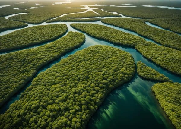 Del Carmen Mangrove Forest, Siargao Philippines
