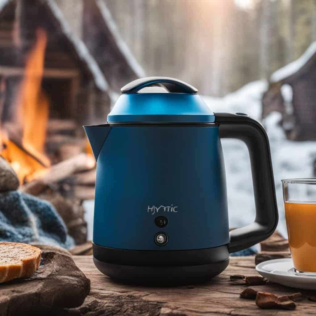 HYTRIC Travel Electric Kettle 700ML Blue
