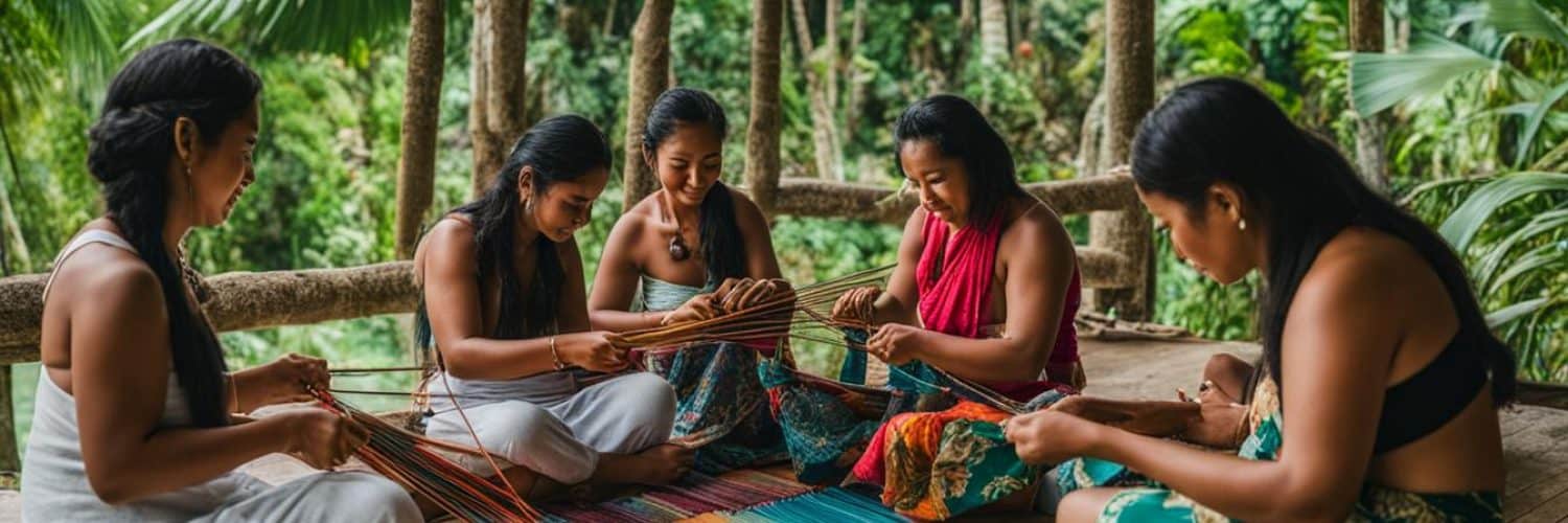 Learn Weaving from the locals, Siargao Philippines