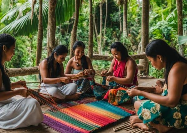 Learn Weaving from the locals, Siargao Philippines