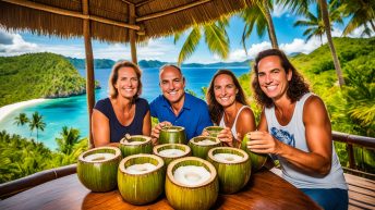 Local Coconut Wine (Tuba) Tasting, Siquijor Philippines