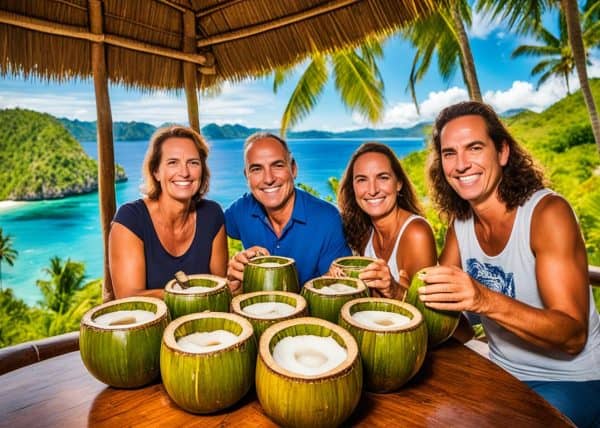 Local Coconut Wine (Tuba) Tasting, Siquijor Philippines