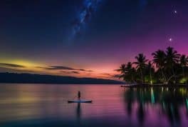 Nighttime Stand-up Paddleboarding, Siquijor Philippines