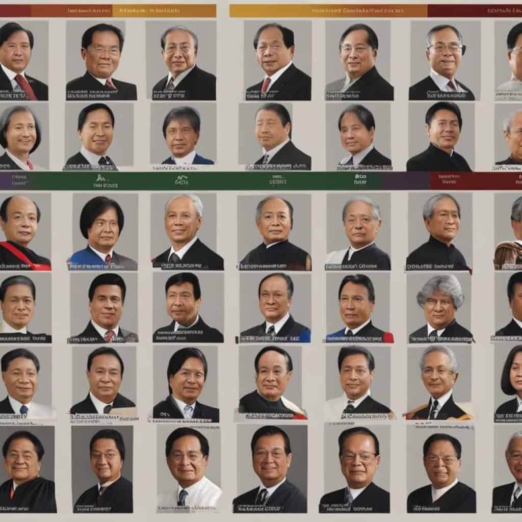 Philippine Supreme Court justices list