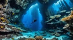 Scuba Diving at Blue Cathedral and Shark Point, Siargao Philippines