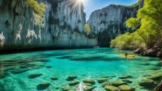 Small Lagoon in El Nido, Palawan Philippines