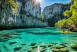 Small Lagoon in El Nido, Palawan Philippines