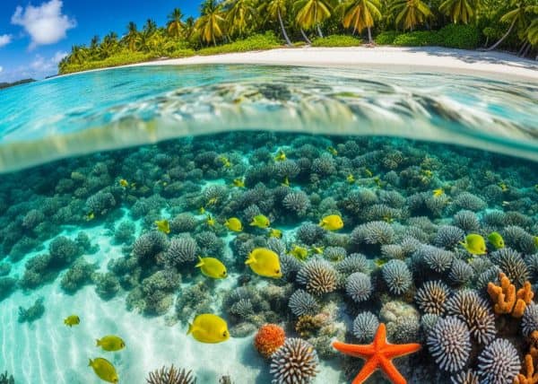 Starfish Island (Honda Bay), Palawan Philippines