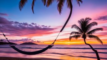 Sunset Watching at San Juan Beach, Siquijor Philippines