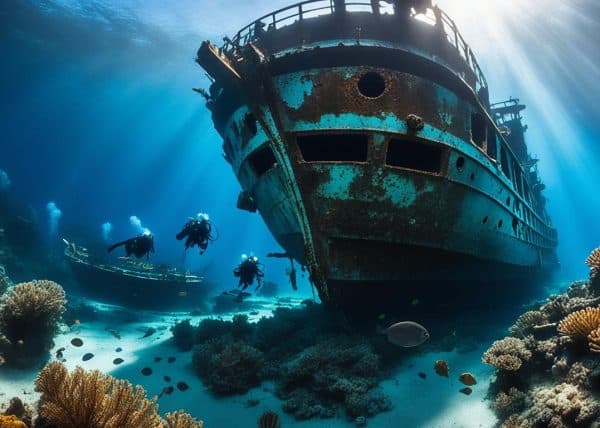 The adventurous shipwreck diving in Coron, Palawan Philippines