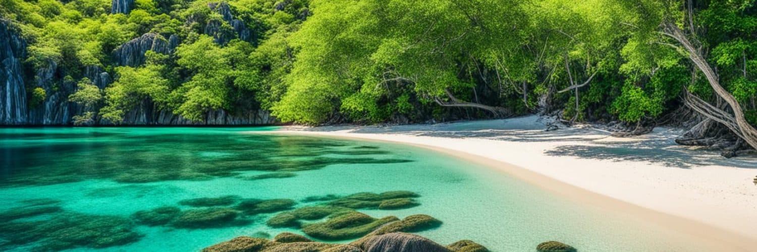 The pristine and secluded beaches of Coron Island, Palawan Philippines