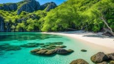 The pristine and secluded beaches of Coron Island, Palawan Philippines