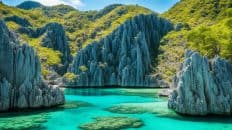 Twin Lagoon in Coron, Palawan Philippines