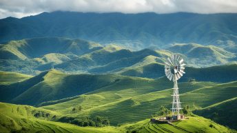 Wind Mill In The Philippines