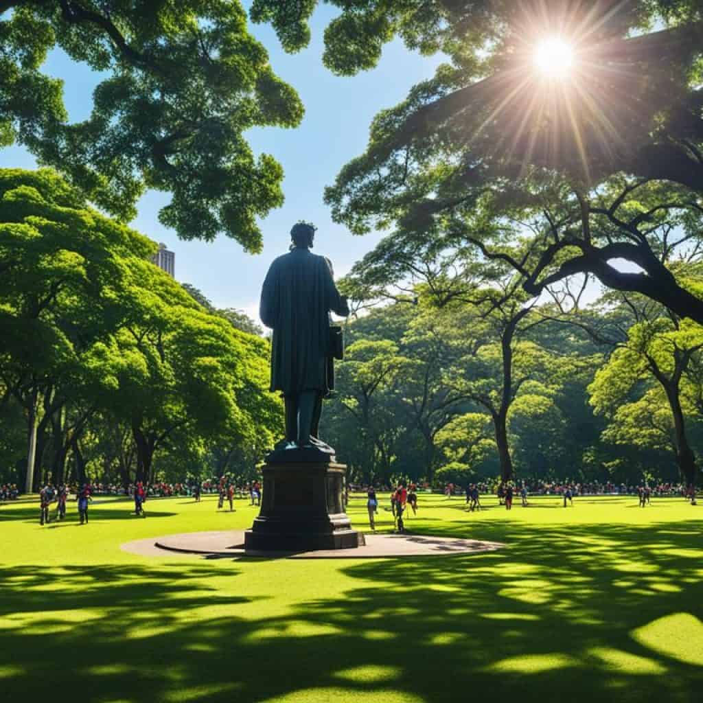 scenic shots of UP Diliman