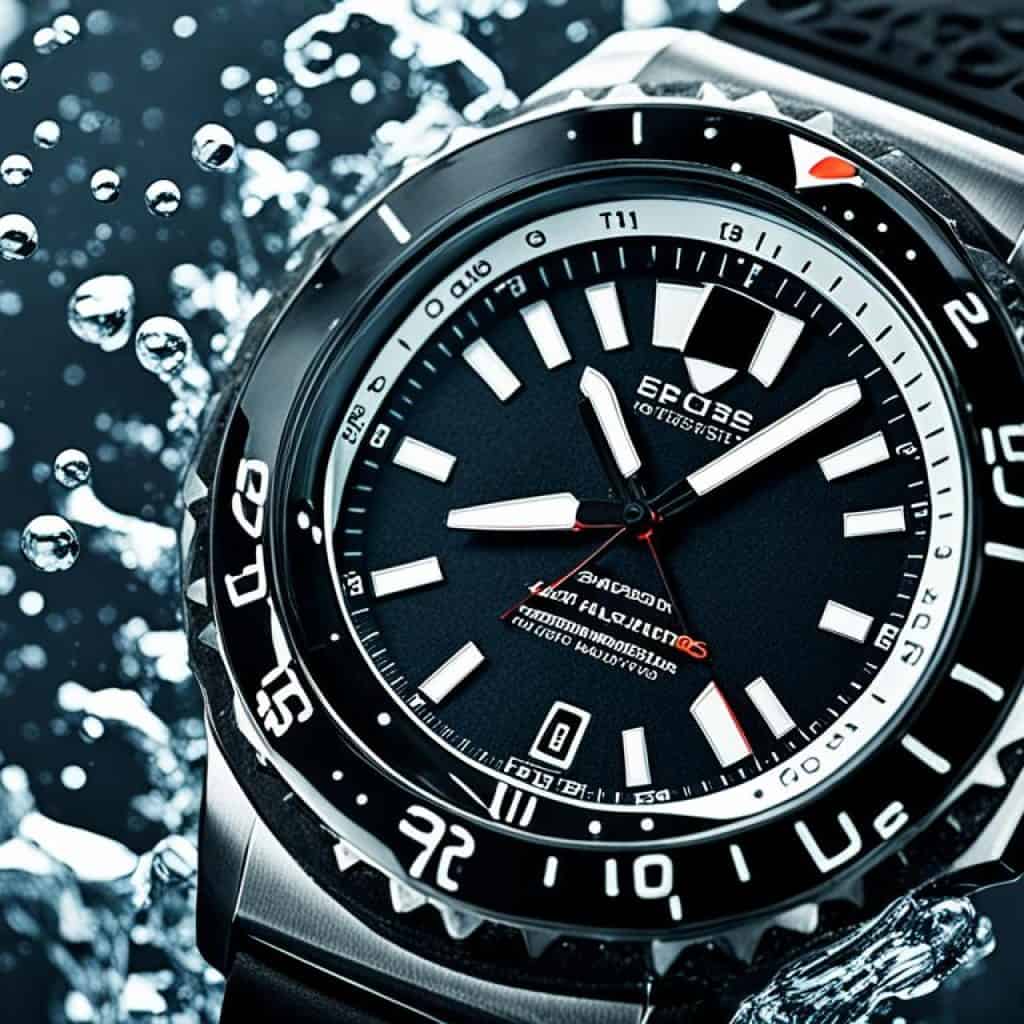 water-resistant watch