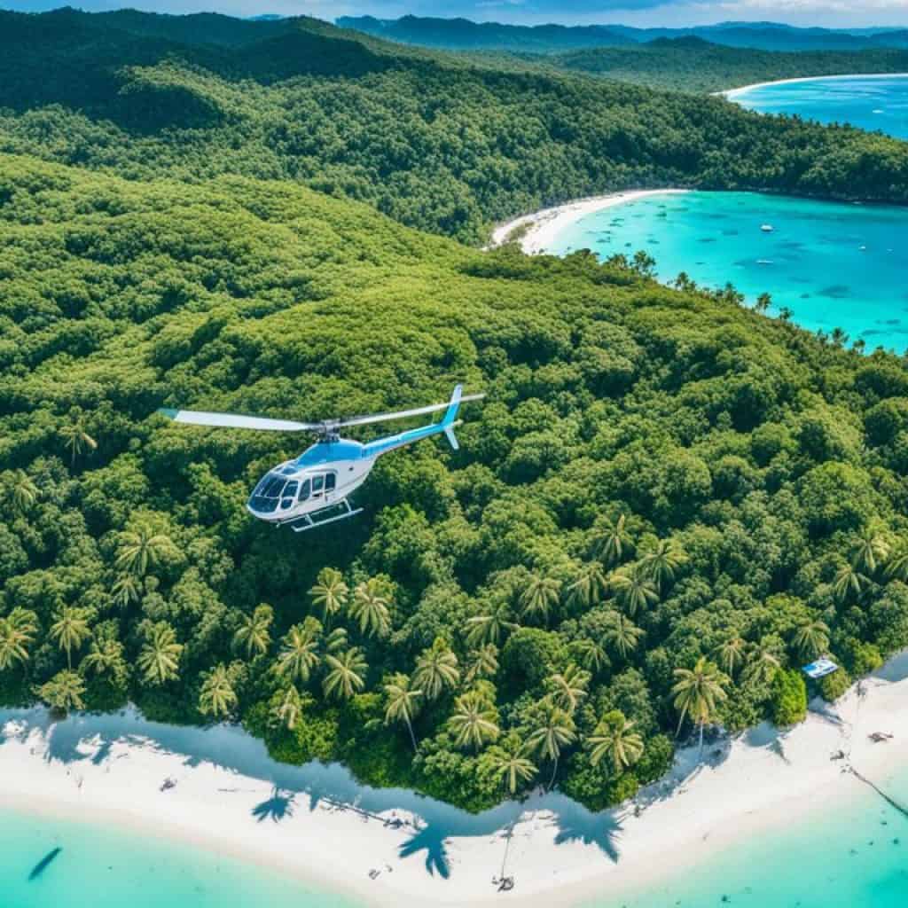 Boracay helicopter tour