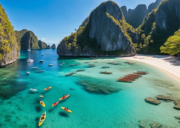 El Nido beaches and lagoons, Palawan Philippines