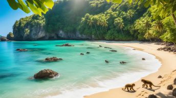 Monkey Beach, Mindoro Philippines