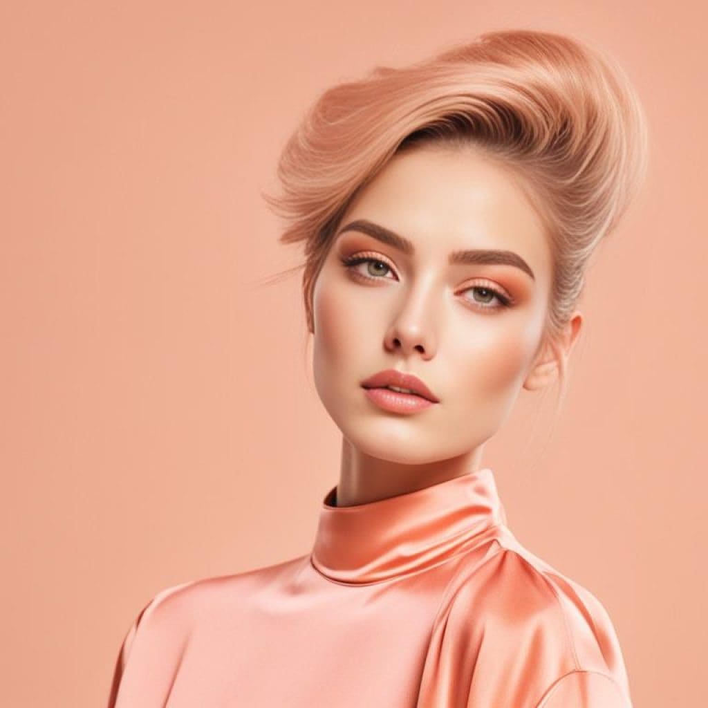 Peach Fuzz Beauty Trend