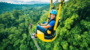 Skycycle at Eden Nature Park, Davao City, Mindanao