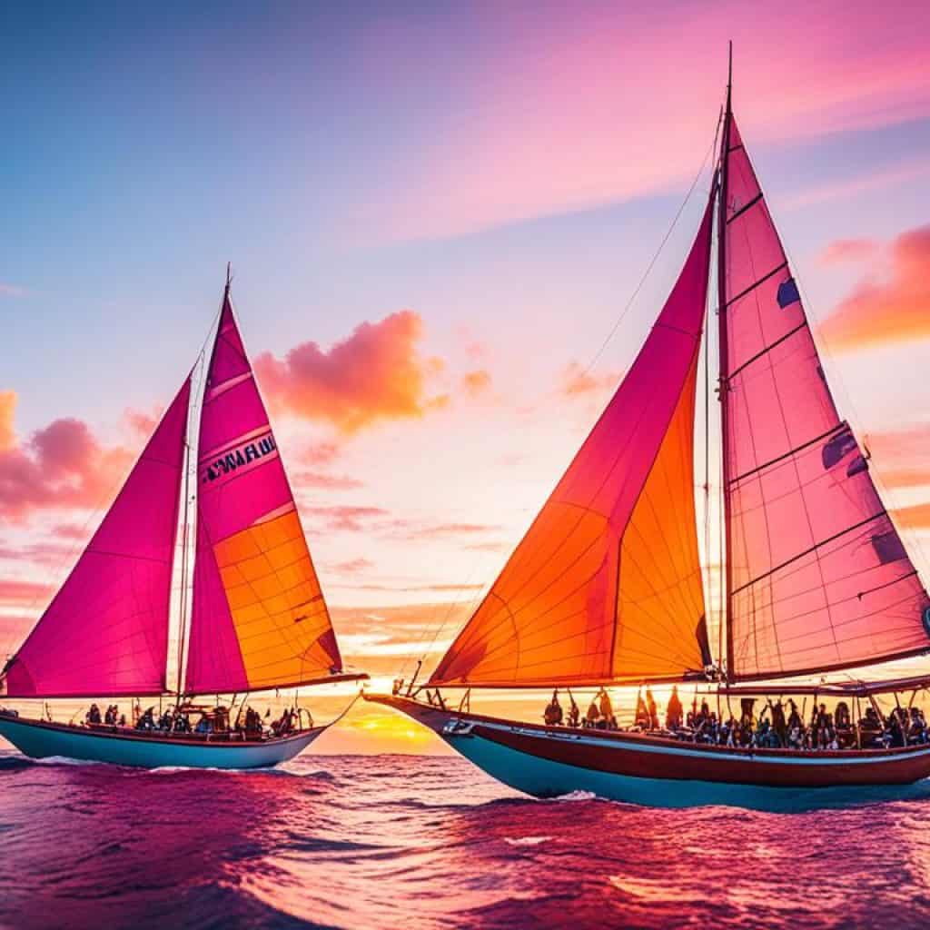 Sunset Paraw Sailing