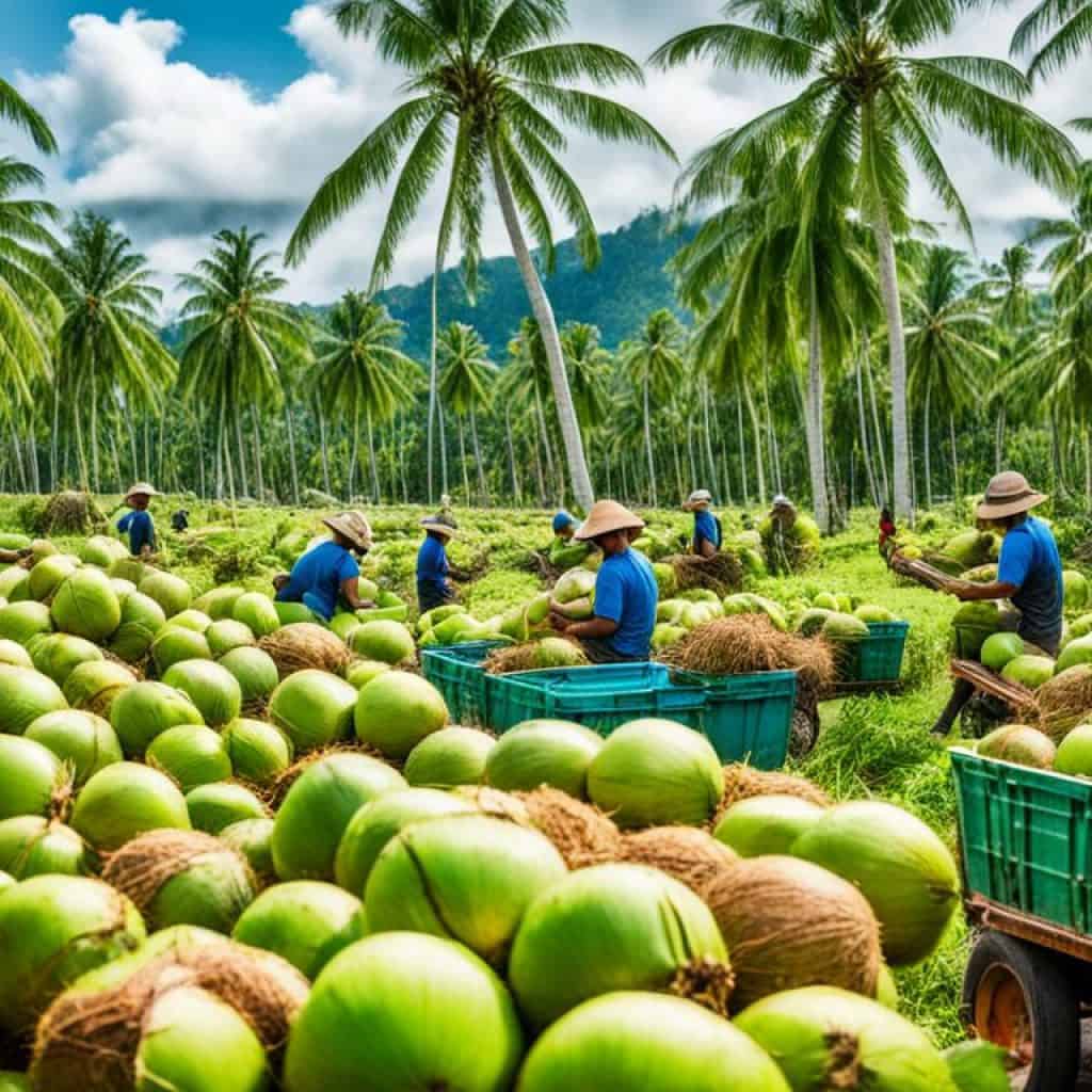 coconut export