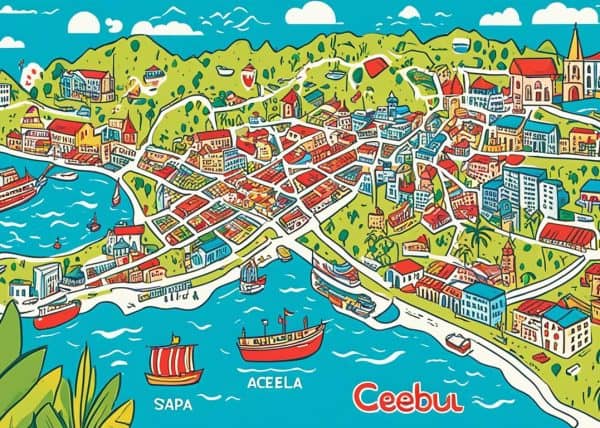 mapa sa cebu