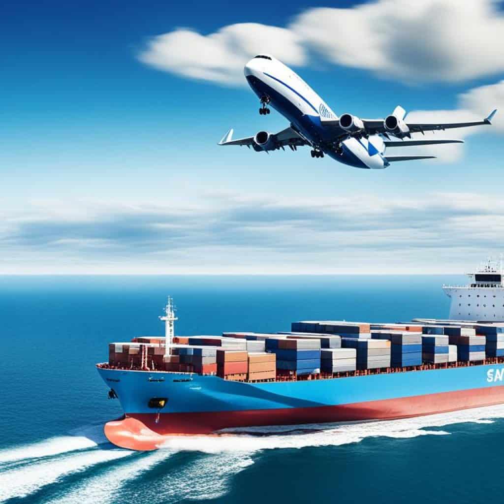 sea freight and air freight