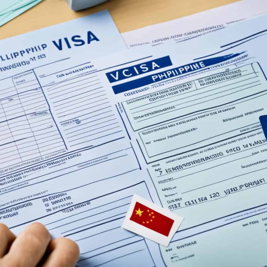 Chinese visa application