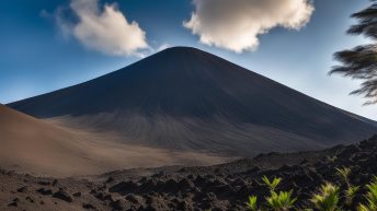 Cinder Cone Volcano In The Philippines