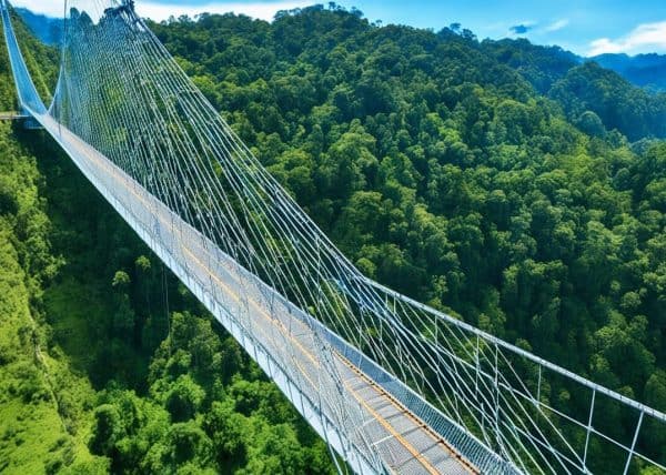 Tukuran Hanging Bridge, Mindoro Philippines