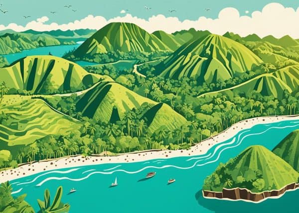 bohol philippines map