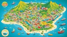 cebu map philippines