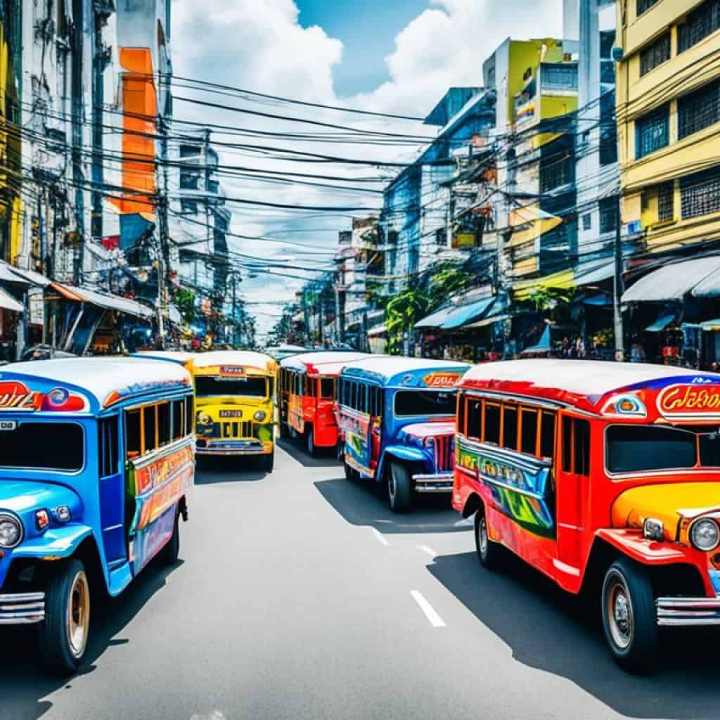 jeepneys in the Philippines