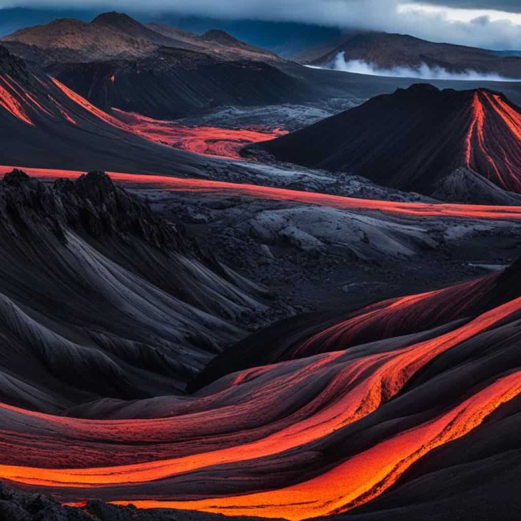 lava landscapes