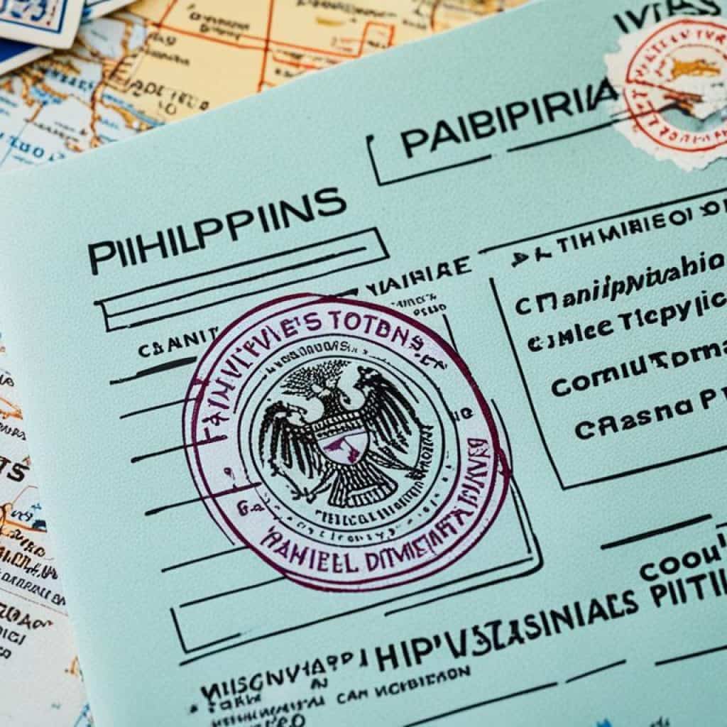 philippines visa application